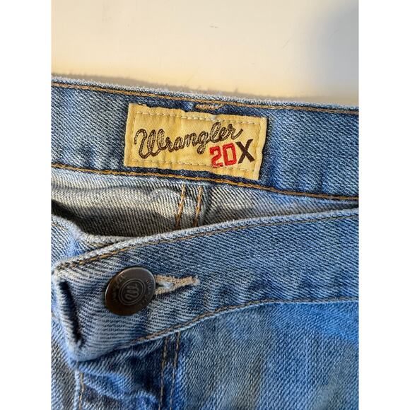Wrangler 20X Style 01 Competition Jeans Men’s 42x34 Lght Wash Cowboy Vintage Y2K - Picture 3 of 10